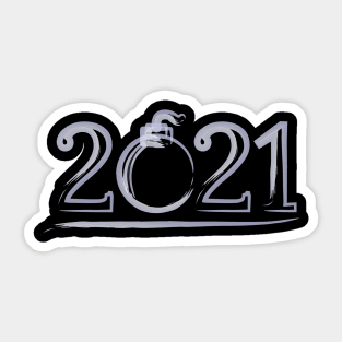 happy new year 2021 Sticker